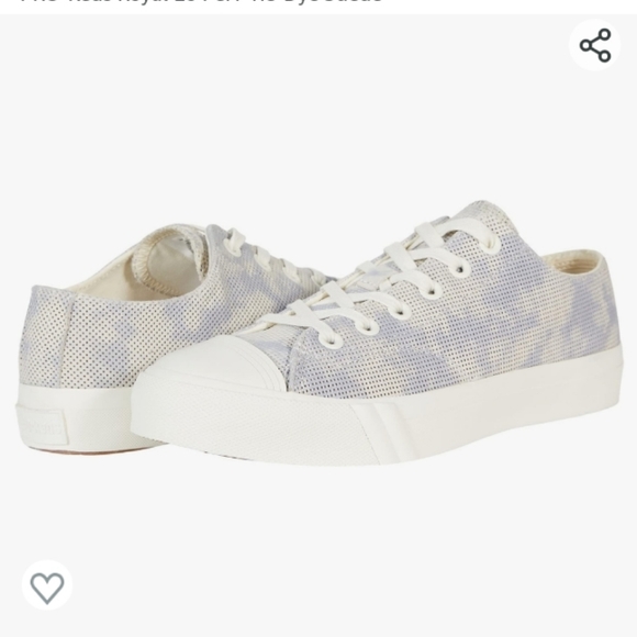 NWT PRO-Keds Royal Lo Perf Tie-Dye Suede in Blue Fog - Picture 1 of 8